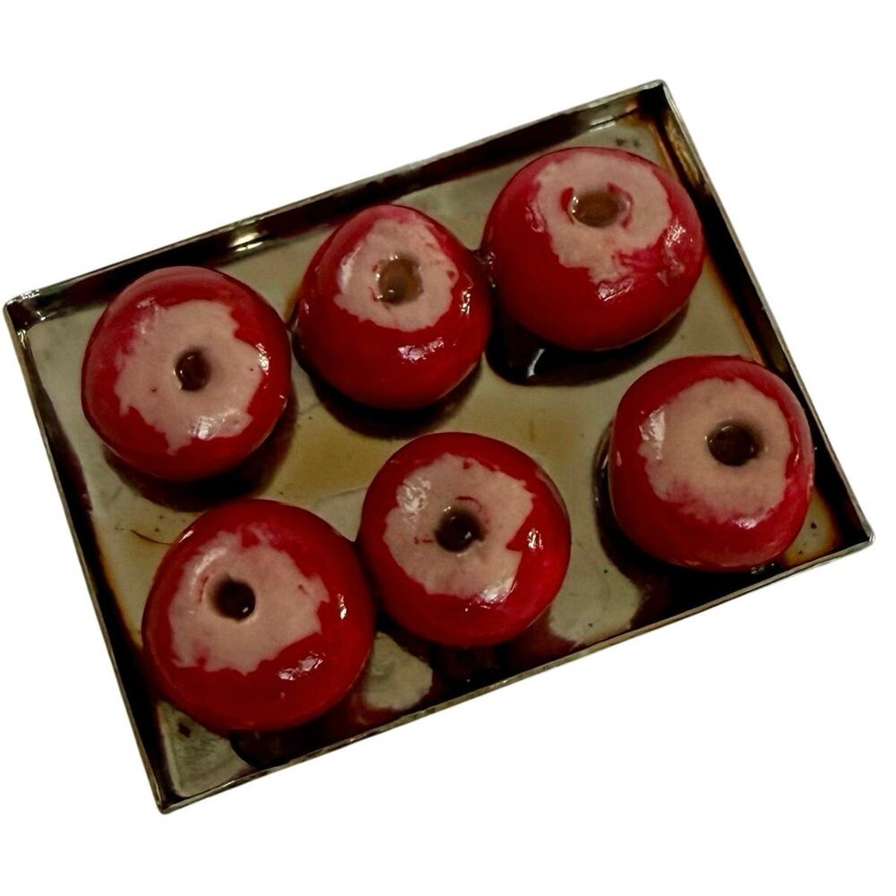 Dollhouse miniatures tray of donuts